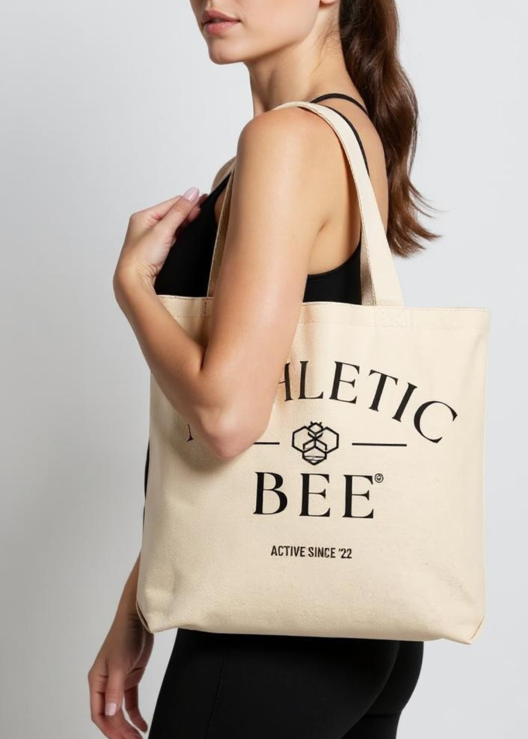 Bee Active Tote Bag - Sand