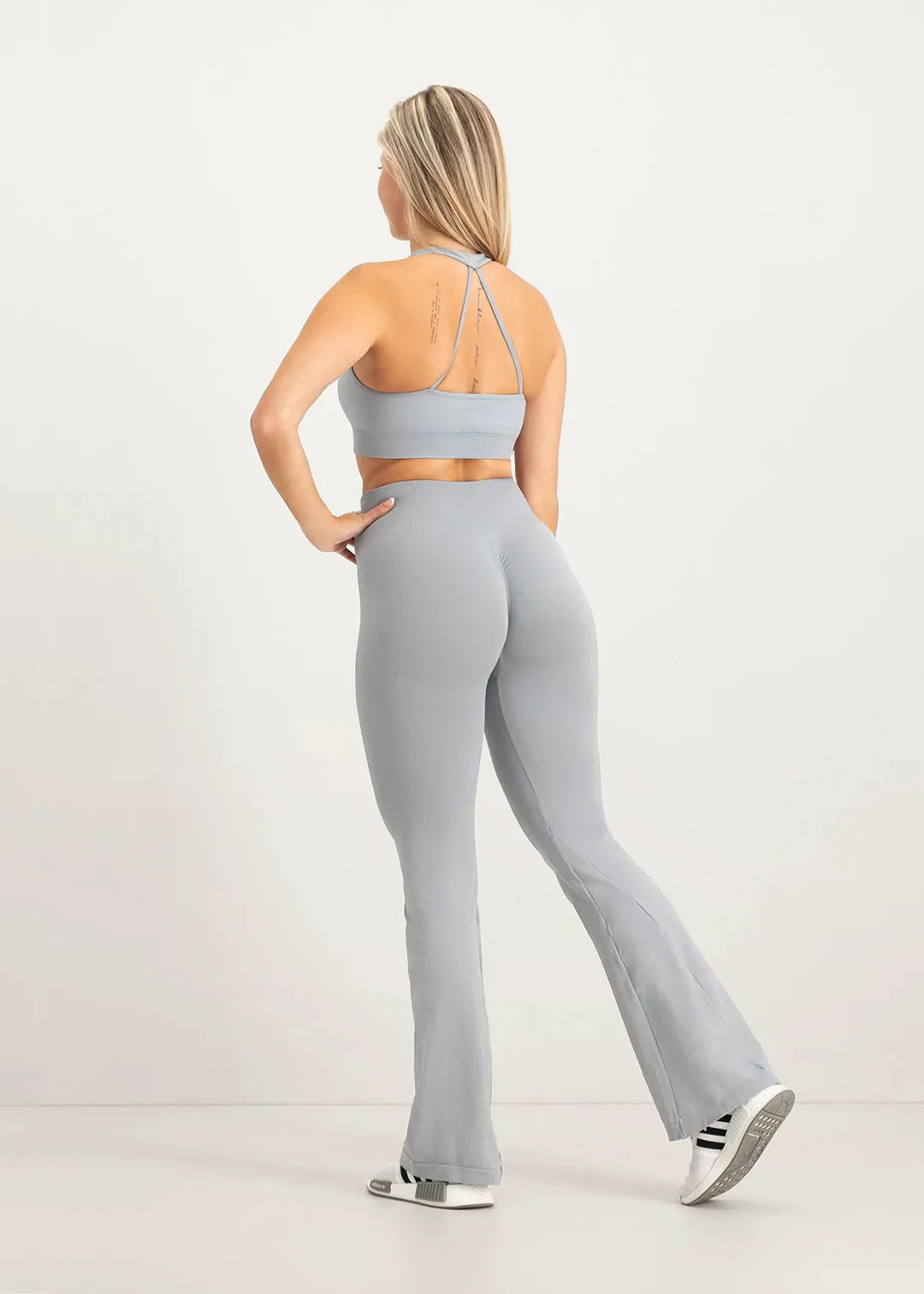 Flare Scrunch Legging - Grey