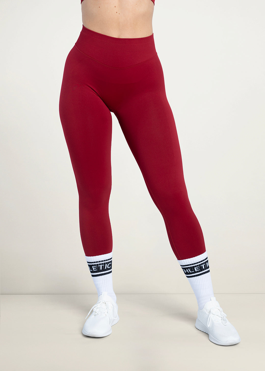Drivn Legging - Crimson Rush